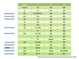 lung most cancers staging chart