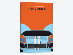 Aug 17, 2017 · following months of careful negotiation, ford was ready to do a deal with enzo ferrari to purchase his company. Ford V Ferrari Minimal Movie Poster Canvas Artwork By Chungkong Icanvas