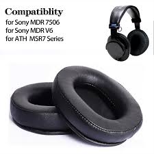 Replacement Ear Pads Earpads Cup Cover Memory Foam Cushion For Sony Mdr 7506 V6 Cd900st Sony Headphones Cushion Kit