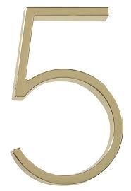 Distinctions By Hillman 843229 5 Inch Die Cast Floating Flush Mount House Number Aged Bronze Number 5 Amazon Com House Numbers Floating Flush Mount
