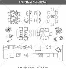Here's an example of a floor plan of a small home office design under the stairs. Set Linear Icons Vector Photo Free Trial Bigstock