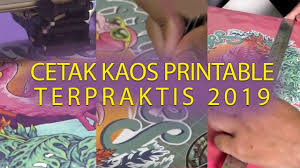 Kertas art paper ini kurang bisa menyerap air sehingga kurang cocok digunakan dengan printer yang menggunakan tinta dye yang merupakan tinta berbahan dasar air. Perbedaan Sablon Kaos Sublimasi Dan Sablon Kaos Transfer Paper Youtube