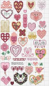 A color printer works best for this, so you can easily select colors. Small Cross Stitch Heart Pattern Novocom Top