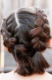 Middle heart ponytail for kids. 20 Stunning Updos For Short Hair In 2021 The Trend Spotter