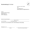 Krankmeldung e mail beispiel englisch : 1