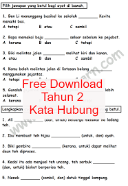 Tahun 2 bm 2020 ： kata hubung（d）. Standard 2 Kata Hubung