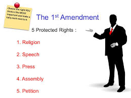 First amendment to the united states constitution. The Bill Of Rights The First 10 Amendments Ppt Video Online Download