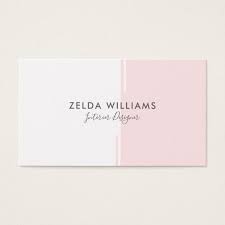 Minimalistic Geometric Pink White Lines Shapes Business Card Zazzle Com In 2020 Shaped Business Cards Graphic Design Business Card Pink Business Card