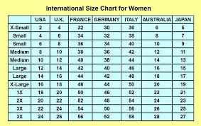 international clothing size chart for women imgur