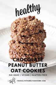 Original Healthy Vegan No Bake Chocolate Peanut Butter Oat Cookies Recipe Healthy Baking Desserts Baking Recipes Cookies Healthy Dessert Recipes