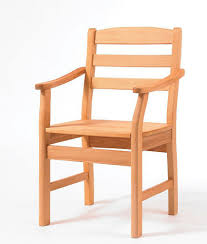 Esstisch buche massiv , lackiert mit 6 stühlen. Armlehnstuhl Massiv Mit Holzsitz Stuhl Mit Armlehnen Buche Kernbuche Geolt Massivholzmoebel Experte