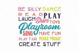 Playroom Collage Svg Cut Files Download Free Svg Quotes Teacher