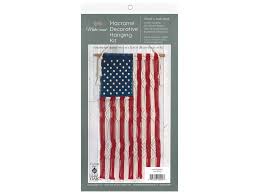It's large, measuring approximately 14 in. Solid Oak Kit Macrame Wall Hanging Old Glory Createforless