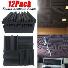 Check spelling or type a new query. 12pack Groove Acoustic Foam Studio Recording Ceiling Soundproof Panels Sound Absorption Tiles Fireproof 12 12 2in Wish
