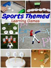 Our baby is 12 months and her cousin is 2 years old in this video :) these are just some of the toddler activities we do with our baby to keep her busy. Sports Themed Learning Games Sports Activities For Kids Sports Theme Classroom Kids Learning Activities