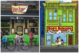 Ghost boyfriend people like your burgers more when there's a dead person in the restaurant. Astoria Bar Gets A Bob S Burgers Makeover For Halloween Astoria New York Dnainfo