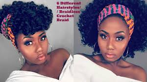 70 crochet braids hairstyles and pictures. Braidless Crochet 6 Simple And Cute Ways To Style Old Crochet Braids Youtube