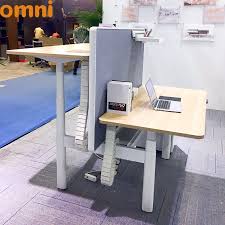 Richelieu offers a selection of styles (traditional, transitional, contemporary, modern, and eclectic) for different applications: China Face To Face Double Side 4 Motors 3 Stages Electric Adjustable Height Standing Desk Table Legs China Ergonomic Adjustable Working Desk Fluctuation Table