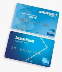 May 03, 2021 · my taxes were filed by jackson hewitt and received a advanced refund loan on a temp card then i received a permanent personalized card that then remaining balance of my return was direct deposited onto the permanent jackson hewitt american express serve card, it has an account and routing number for an employer to direct deposit. Two American Express Serve Prepaid Cards For Jackson Jackson Hewitt Early Access Card Png Image Transparent Png Free Download On Seekpng
