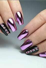 The super chic purple nail really makes us geek out during any occasions. 61 Awesome Coffin Nail Designs You Ll Flip For Page 19 Of 61 Lily Fashion Style Square Nail Designs Short Square Nails Metallic Nails