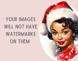 Watercolour Vintage Christmas Girl Clipart Xmas Fashion PNG Digital Image  Downloads for Card Making Scrapbook Junk Journal Paper Craft