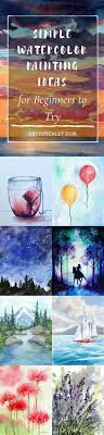 8 watercolor landscapes for beginners. 40 Simple Watercolor Painting Ideas For Beginners To Try Artisticaly Inspect The Artist Inside You