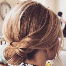Short messy updo with headband braid 45 Cute Easy Updos For Short Hair 2021 Guide