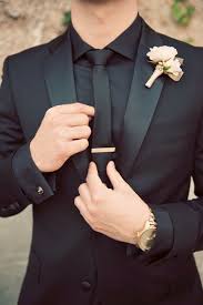 Black And Gold Mens Wedding Suit Groom S Attire Black On Black On Black Groom Wedding Attire Groom Attire Black Black Gold Wedding