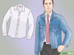 Outerwear is available in varieties such as leather jackets, denim jackets work wear jackets and security jackets. 3 Ways To Wear A Denim Jacket Men Wikihow