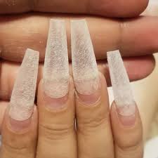 Ballerina nails have hit the salons on every corner, since it was the modeling of fresh manicures posted by celebrity trend setters. Ballerina Coffin False Nail Tips Clear Natural Long Full Cover Fake Nails Acrylic Gel Salon False Nails Aliexpress