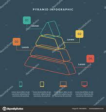 pyramid info chart graphic business design reports step