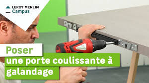 Montage du profil … read more commentregler amortiseur rail galandage le roy merlin : Comment Poser Une Porte Coulissante A Galandage Leroy Merlin Youtube