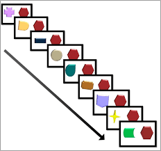 Habituation is observed after repeated presentations of stimuli. Eye Tracking Stimuli In Each Trial Two Shapes Appear Simultaneously Download Scientific Diagram