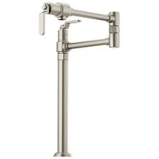 There are two types of installation methods wall mounted and deck mounted. Kitchen Pot Filler Faucets Deck Mount Moore Supply Houston Brazosport Conroe Houston Humble League City Stafford Tomball