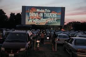 Find open theaters near you. Let S Find A Drive In And Wear 50 S Outfits Drive In Theater Drive In Movie Theater Outdoor Cinema