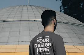 Download Male T Shirt Back Mockup Mockup World