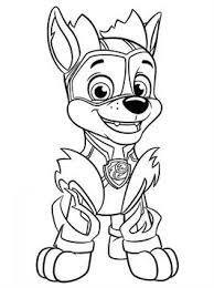 Paw patrol is an animated television series created by keith chapman; Kids N Fun Com 24 Coloring Pages Of Paw Patrol Mighty Pups