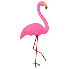 Diese werden sie mit kreativität und lebensfreude erfreuen.viele sind ist es an der zeit für ihre erste sommerparty? Gartenstecker Flamingo 56cm Teichdeko Gartenfigur Real De