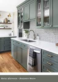 Things are getting colorful with kitchen cabinets. Kitchen Series Going Green In Honor Of Design