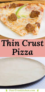 No Yeast Pizza Dough Recipe Easy Recipe For A Thin Crispy Pizza Crust Made Without Yeast No Ri Pizza Recipes Dough Pizza Dough Thin Crust Pizza Dough Recipe