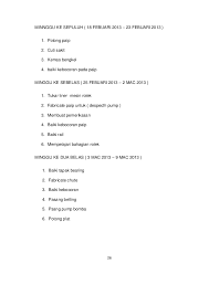 Kumpulan trik feint pes 2016. Contoh Laporan Latihan Industri Full