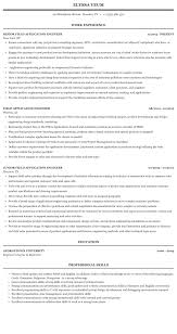 field application engineer resume