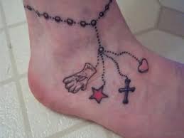 Rosary lettering tattoo on wrist. 9 Beautiful Rosary Beads Tattoo Ideas Designs And Meaning