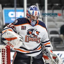 Skinner was solid in two starts with ahl bakersfield this year, stopping 53 of 56 shots and winning both. Bakersfield Condors Goaltender Stuart Skinner April 17 2021 Photo On Oursports Central