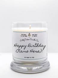 Custom Birthday Gifts For Her Personalized Birthday Gifts For Him Happy Birthday Candle Happy Birthda Sweet Scented Candles Scented Candle Gifts Summer Candles