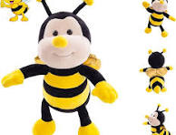 Amazon.com: CASAGOOD Cute Bumblebee Stuffed Animals Super ...