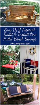 Последние твиты от couple swinger ngalam (@swinger_malang). Easy Diy Tutorial Build Install One Pallet Swing Bench 1001 Pallets