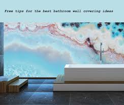 One of the least expensive and easiest bathroom wall covering ideas you can consider is paint. Free Tips For The Best Bathroom Wall Covering Ideas I Design