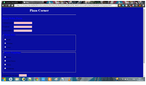 Create An Html Page Using Forms For Taking Pizza Order Form And Billing Online Pizza Order Webpage Online Pizza Form Create