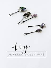 Well you're in luck, because here they come. Diy Jeweled Bobby Pins Cladandcloth Com 5 Hair Diy Tutorial Bobby Pins Diy Hair Accessories